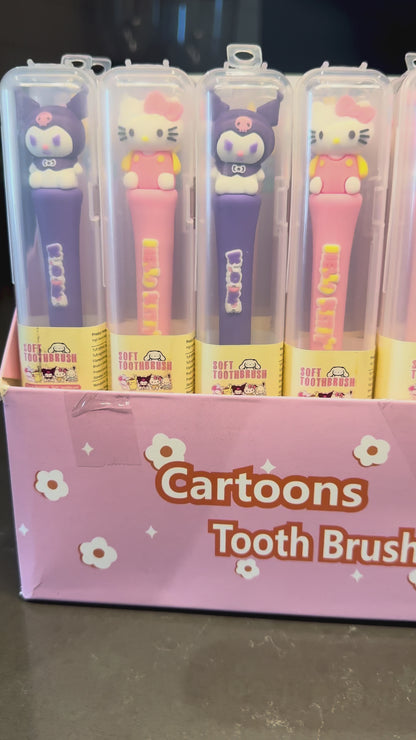 🎀 Cute Sanrio Character Kids Toothbrush