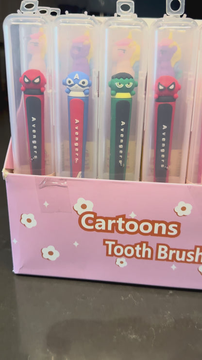🎀 Avengers Cartoon Kids Toothbrush