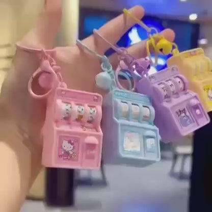 🎀 Mini Slot Machine Keychain